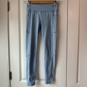 Athleta Girl Light Blue Snowball Tight (Size L/12)